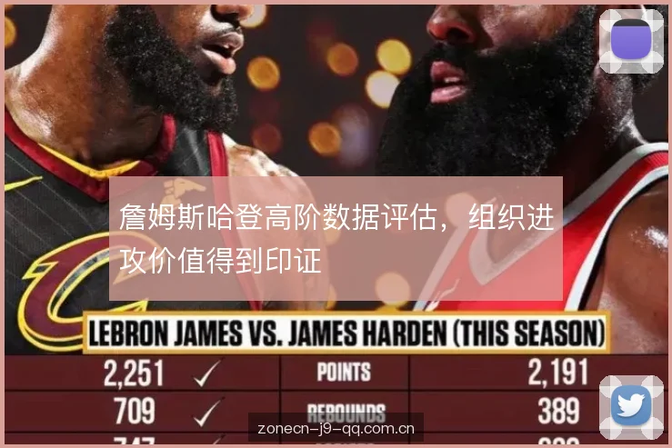 詹姆斯哈登高阶数据评估，组织进攻价值得到印证